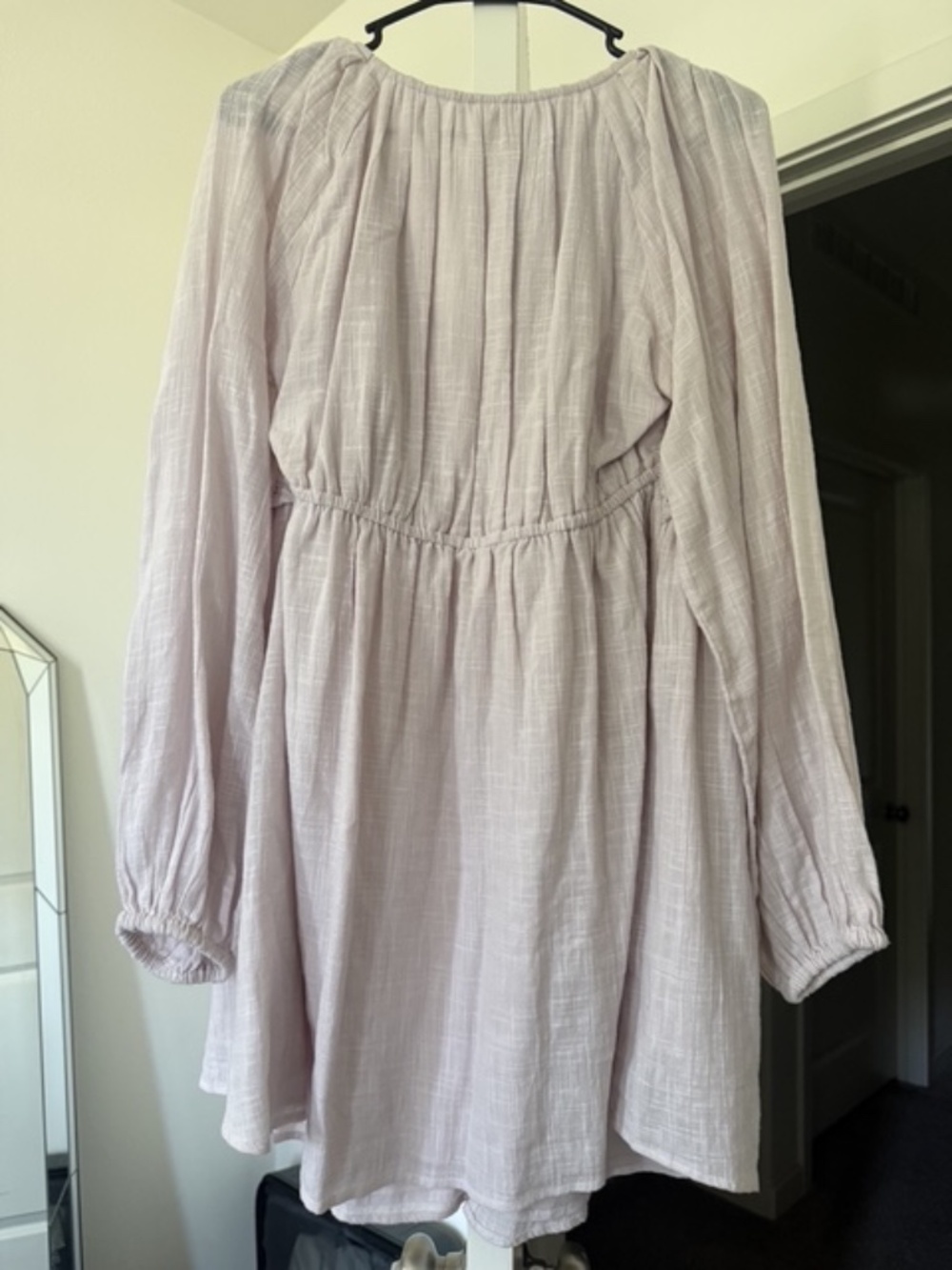 Free People Summer Struttin' Mini Dress in Mauve Pink - Size Large - Picture 3 of 4